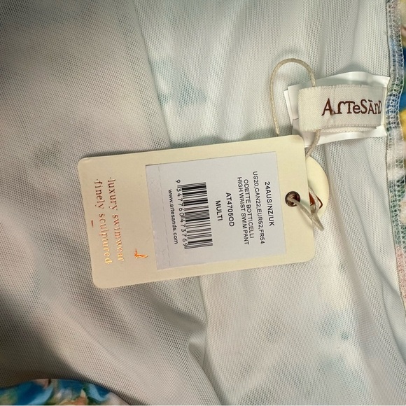 Artesands | High Waist Floral Women's Swim bottoms - Picture 3 of 7